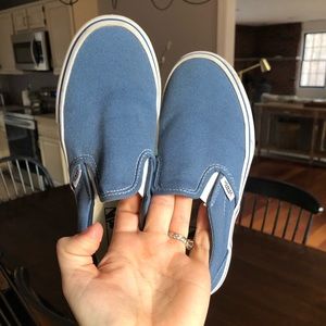 Kids vans slip ons 2 Like new!